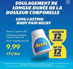 Jean Coutu Aleve Caplets, Liquid Gels, Nighttime offer