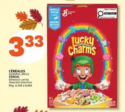 Marché Bonichoix GENERAL MILLS CEREAL offer