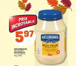 Marché Bonichoix HELLMANN'S MAYONNAISE offer