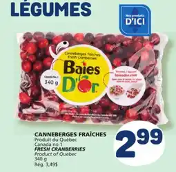 Marché Bonichoix FRESH CRANBERRIES offer