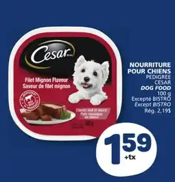 Marché Bonichoix PEDIGREE CESAR DOG FOOD offer