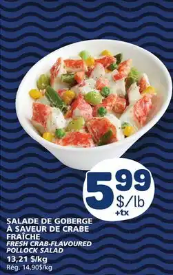 Marché Bonichoix FRESH CRAB-FLAVOURED POLLOCK SALAD offer