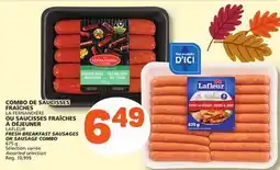 Marché Bonichoix LA FERNANDIÈRE FRESH BREAKFAST SAUSAGES OR LAFLEUR SAUSAGE COMBO offer