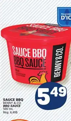 Marché Bonichoix BENNY & CO BBQ SAUCE offer