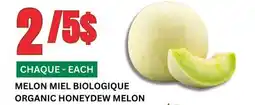 Marches Tau MELON MIEL BIOLOGIQUE offer