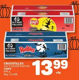 Marché Bonichoix LAY'S OR RUFFLES CHIPS offer