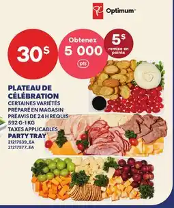 Provigo PLATEAU DE CÉLÉBRATION | PARTY TRAY, 592 G-1 KG offer