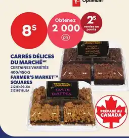 Provigo CARRÉS DÉLICES DU MARCHÉ | FARMER'S MARKET SQUARES, 400/450 G offer