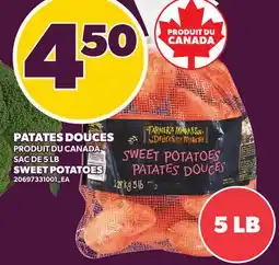Provigo PATATES DOUCES | SWEET POTATOES, SAC DE 5 LB offer
