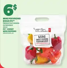 Provigo MINI POIVRONS DOUX PC | PC SWEET MINI PEPPERS offer