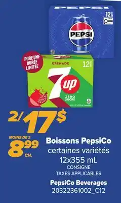 Provigo BOISSONS PEPSICO | PEPSICO BEVERAGES offer
