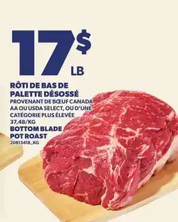 Provigo RÔTI DE BAS DE PALETTE DÉSOSSÉ | BOTTOM BLADE POT ROAST offer
