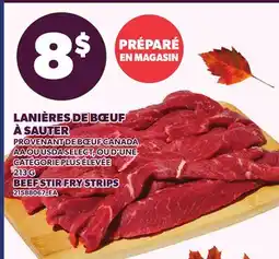 Provigo LANIÈRES DE BŒUF À SAUTER | BEEF STIR FRY STRIPS offer