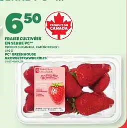 Provigo FRAISE CULTIVÉES EN SERRE PC | PC GREENHOUSE GROWN STRAWBERRIES offer