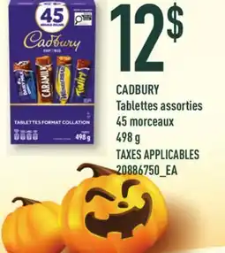 Provigo CADBURY TABLETTES ASSORTIES offer