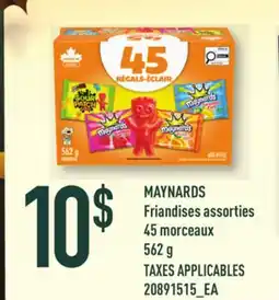 Provigo MAYNARDS FRIANDISES ASSORTIES, 45 MORCEAUX offer
