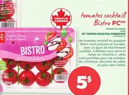 Provigo TOMATES COCKTAIL BISTRO PC | PC BISTRO COCKTAIL TOMATOES offer