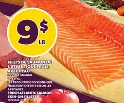 Provigo FILETS DE SAUMON DE L'ATLANTIQUE FRAIS AVEC PEAU | FRESH ATLANTIC SALMON SKIN-ON FILLETS offer