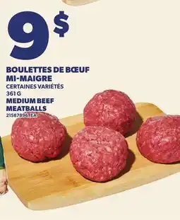 Provigo BOULETTES DE BŒUF MI-MAIGRE | MEDIUM BEEF MEATBALLS offer