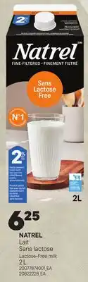 Provigo NATREL LAIT SANS LACTOSE | LACTOSE-FREE MILK offer