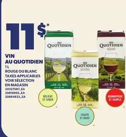 Provigo VIN AU QUOTIDIEN offer