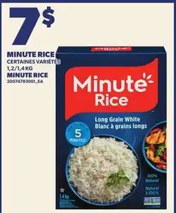 Provigo MINUTE RICE | MINUTE RICE, 1,2/1 offer
