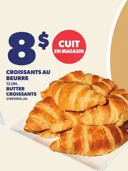 Provigo CROISSANTS AU BEURRE | BUTTER CROISSANTS, 12 UN offer