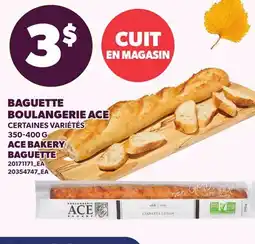 Provigo BAGUETTE BOULANGERIE ACE | ACE BAKERY BAGUETTE offer