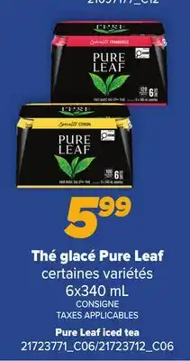Provigo THÉ GLACÉ PURE LEAF | PURE LEAF ICED TEA offer