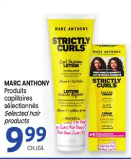 Uniprix MARC ANTHONY Produits capillaires sélectionnés/ Selected hair products offer