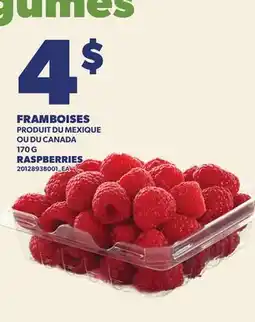 Provigo FRAMBOISES | RASPBERRIES offer
