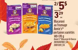 Provigo MACARONI AU FROMAGE ANNIE'S | ANNIE'S MACARONI & CHEESE offer