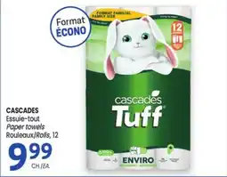 Uniprix CASCADES Essuie-tout Paper towels Rouleaux/Rolls, 12 offer