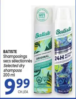Uniprix BATISTE Shampooings secs sélectionnés offer