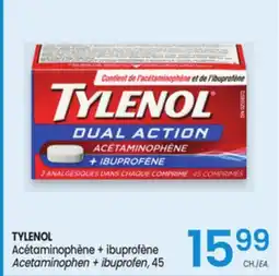 Uniprix TYLENOL Acétaminophène + ibuprofène/ Acetaminophen + ibuprofen offer