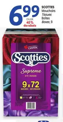 Uniprix SCOTTIES Mouchoirs Tissues Boîtes Boxes, 9 offer