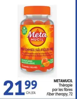 Uniprix METAMUCIL Thérapie par les fibres Fiber therapy, 72 offer