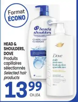 Uniprix HEAD & SHOULDERS, DOVE Produits capillaires sélectionnés offer