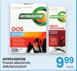 Uniprix ANTIPHLOGISTINE Produits sélectionnés/ Selected products offer
