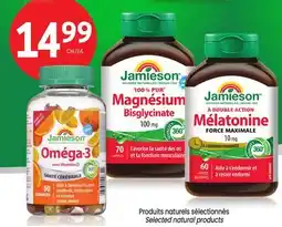 Uniprix Jamieson Produits naturels sélectionnés/ Selected natural products offer