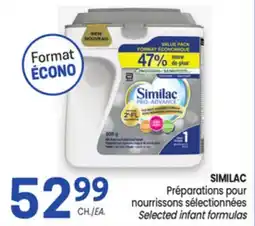 Uniprix SIMILAC Préparations pour nourrissons sélectionnées/ Selected infant formulas offer