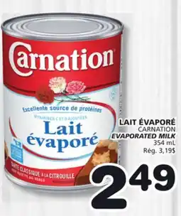 Marches Tradition CARNATION EVAPORATED MILK offer