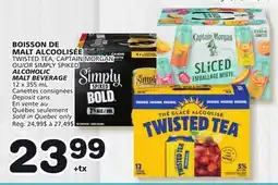 Marches Tradition TWISTED TEA, CAPTAIN MORGAN OR SIMPLY SPIKED ALCOHOLIC MALT BEVERAGE offer
