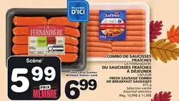 Marches Tradition LA FERNANDIÈRE FRESH SAUSAGE COMBO OR LAFLEUR BREAKFAST SAUSAGES offer