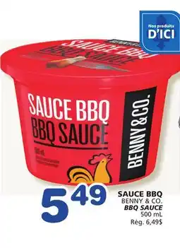 Marches Tradition BENNY & CO. BBQ SAUCE offer