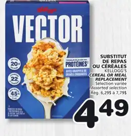Marches Tradition KELLOGG'S CEREAL OR MEAL REPLACEMENT offer