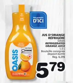 Marches Tradition OASIS REFRIGERATED ORANGE JUICE offer