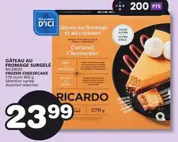 Marches Tradition RICARDO FROZEN CHEESECAKE offer
