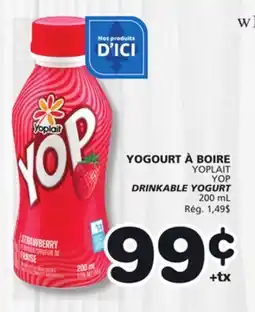Marches Tradition YOPLAIT YOP DRINKABLE YOGURT offer