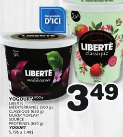 Marches Tradition LIBERTÉ YOGURT offer